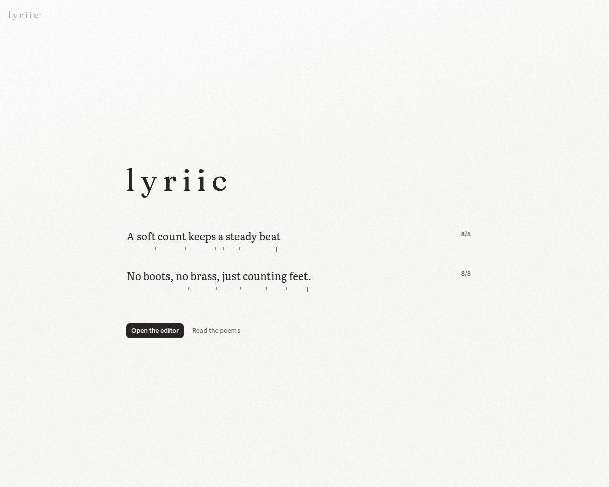 https://lyriic.com/