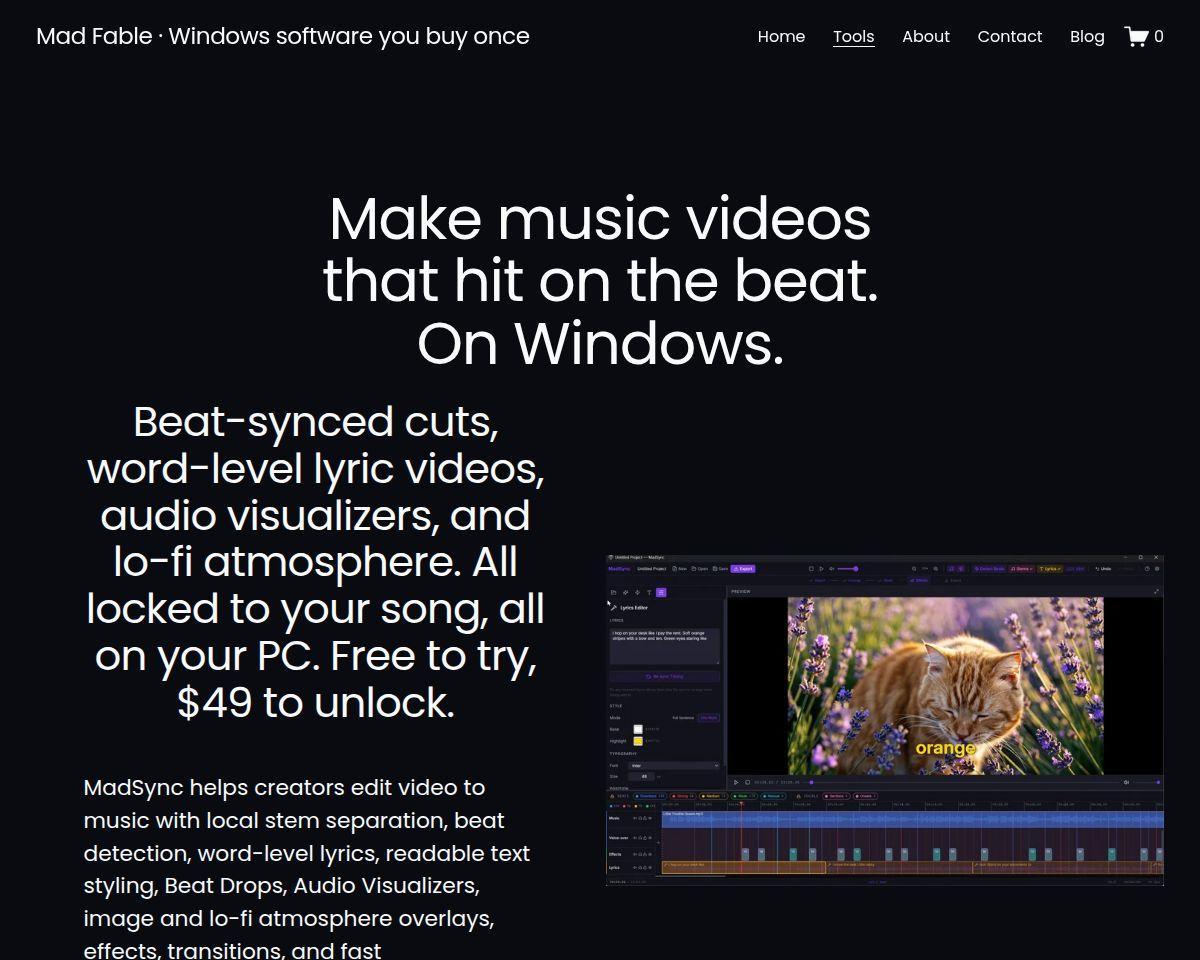 MadSync - Music Video Editor