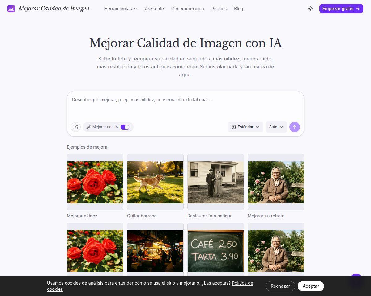 Mejorar Calidad de Imagen