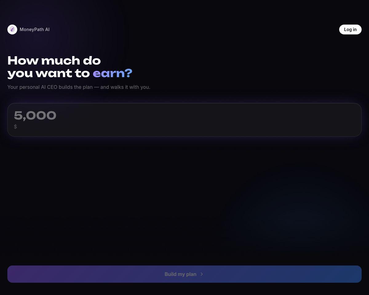 MoneyPath AI Screenshot