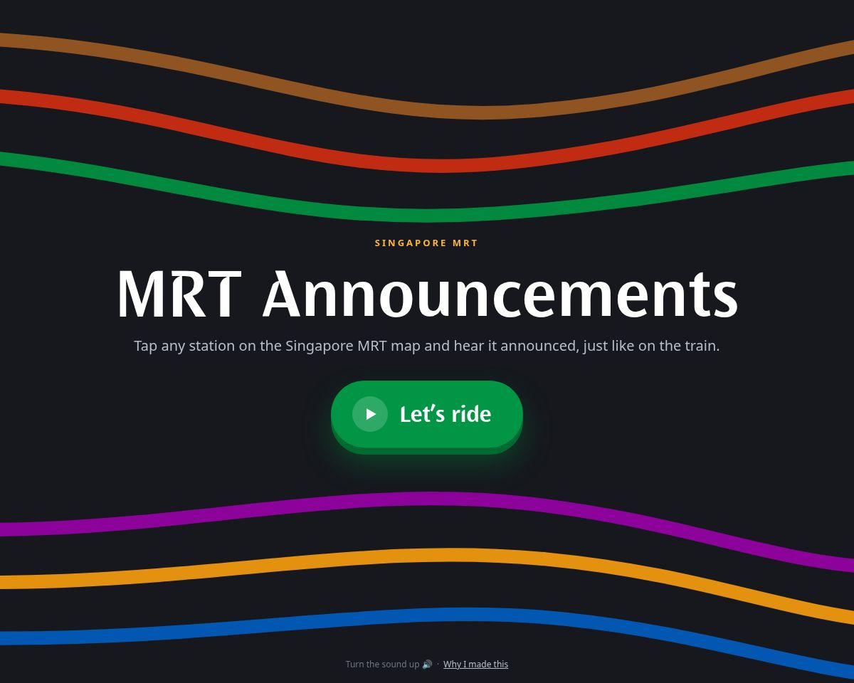 MRT Announcements