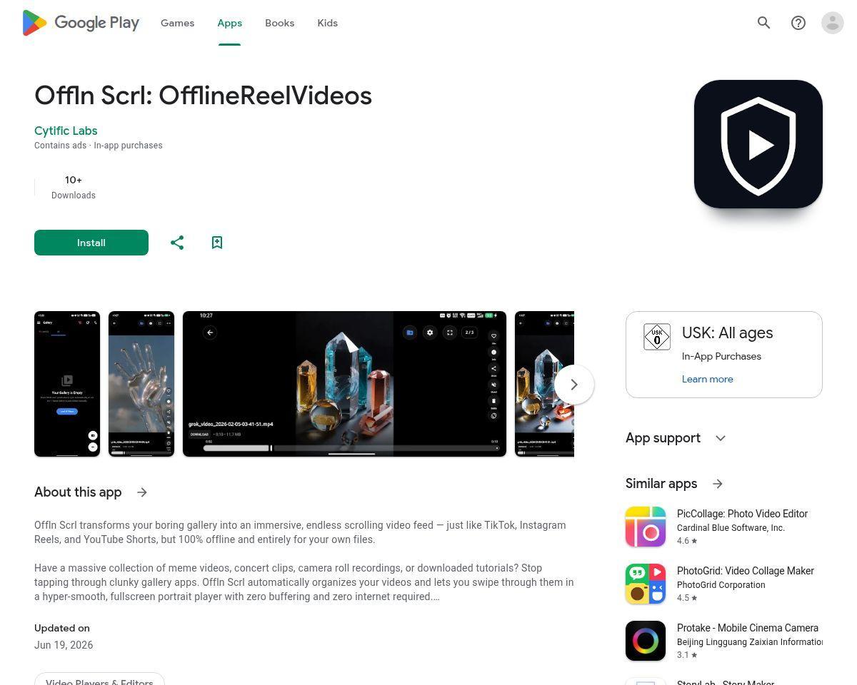 Offln Scrl: OfflineReelVideos
