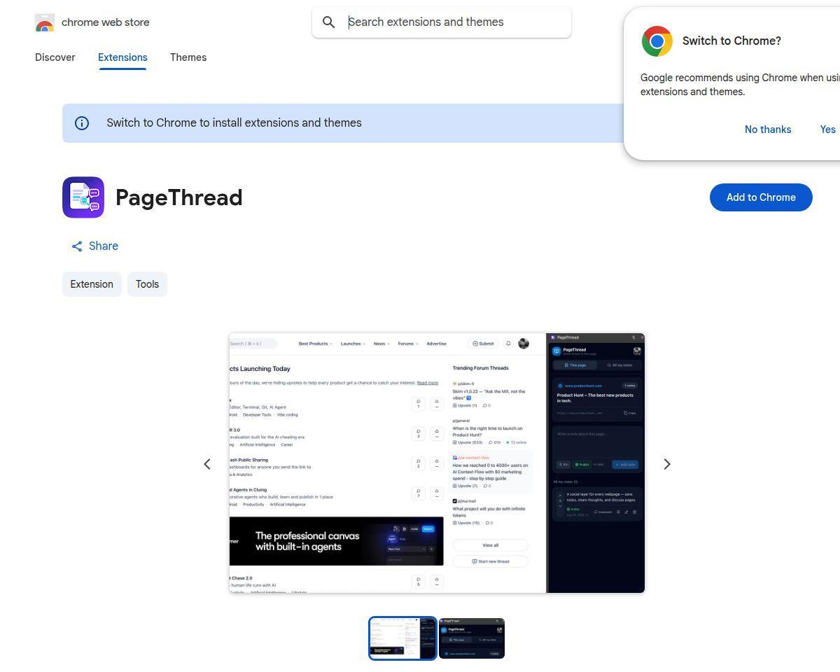 PageThread