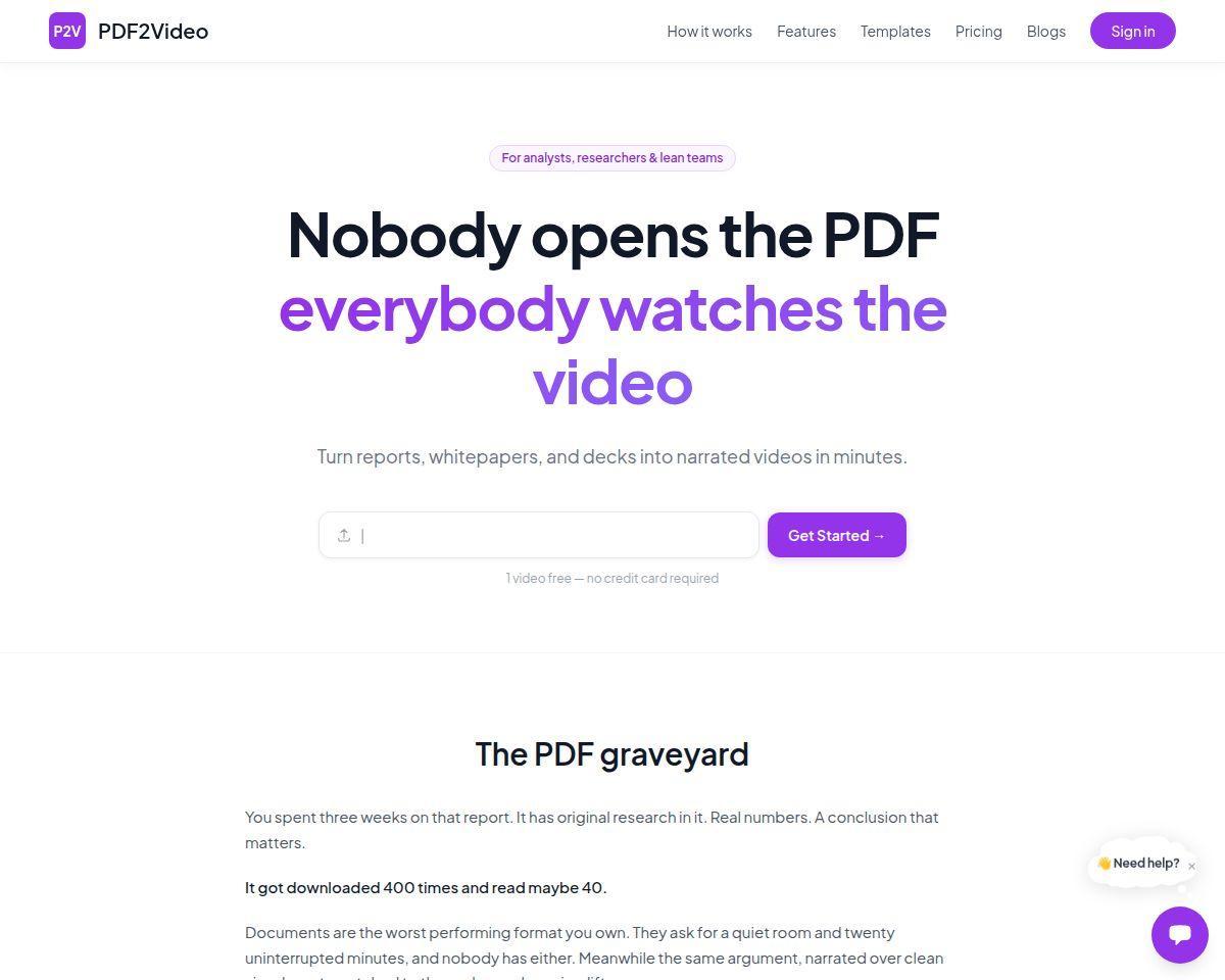 PDF2Video