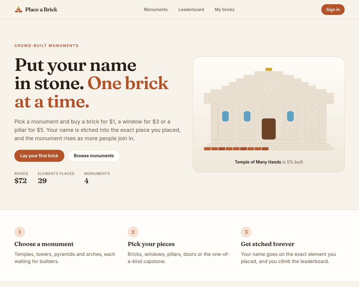 Place a Brick
