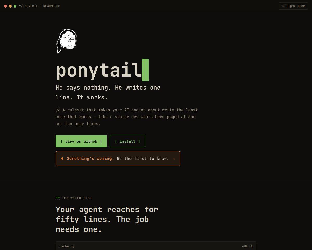 https://ponytail.dev/