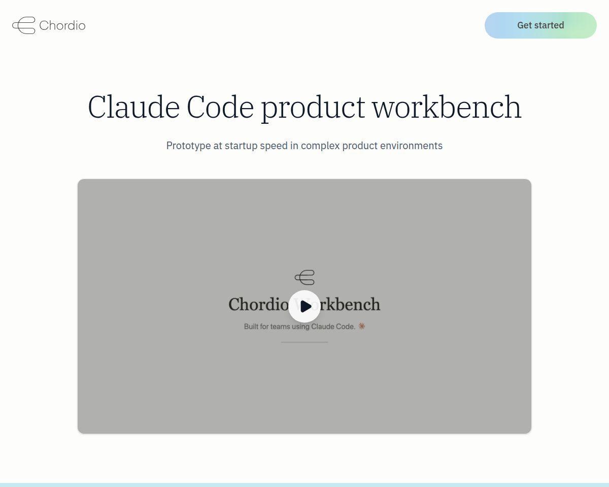 Product Workbench for Claude Code