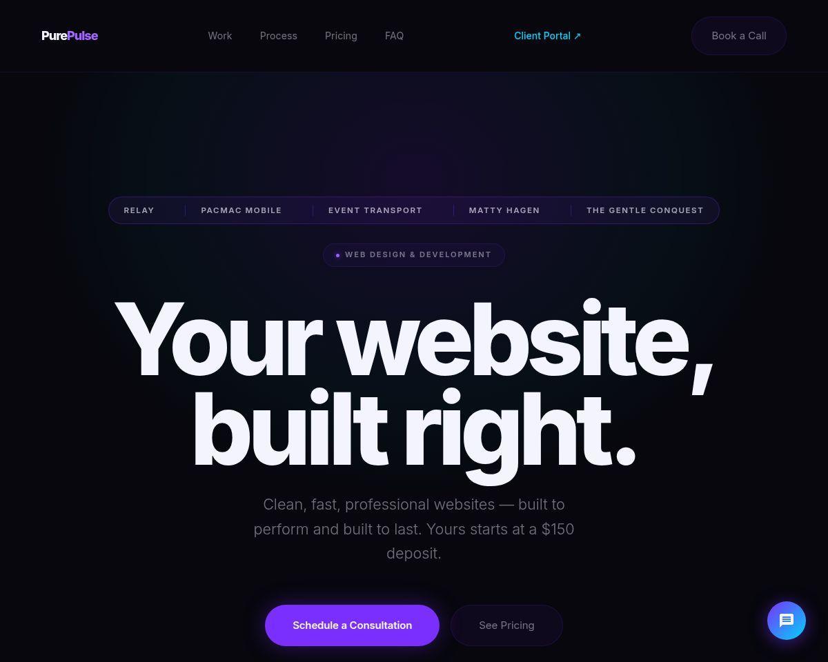 PurePulse — Web Design & Development