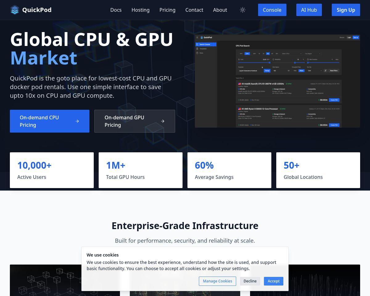 https://quickpod.io