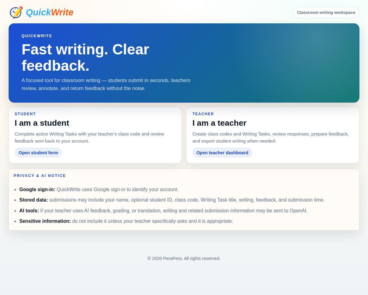 QuickWrite