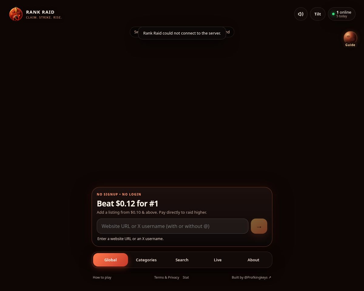 Rank Raid