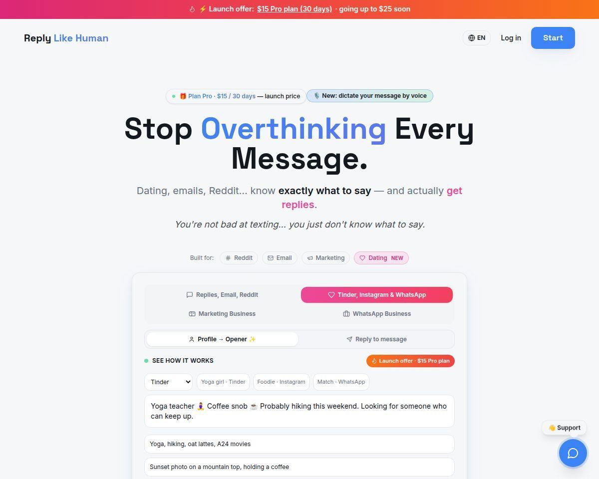 Reply Like Human