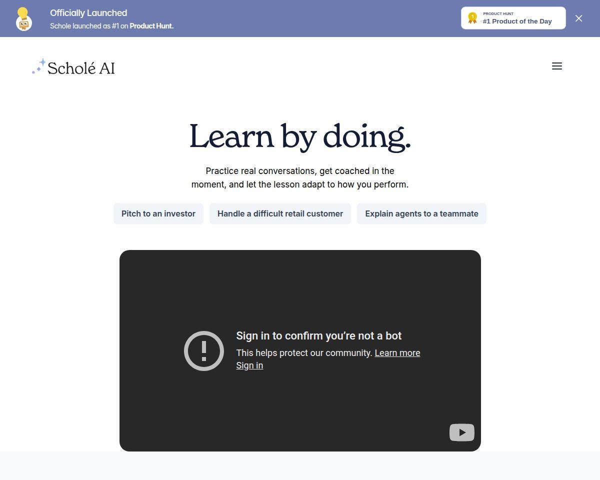 https://schole.ai/scenarios