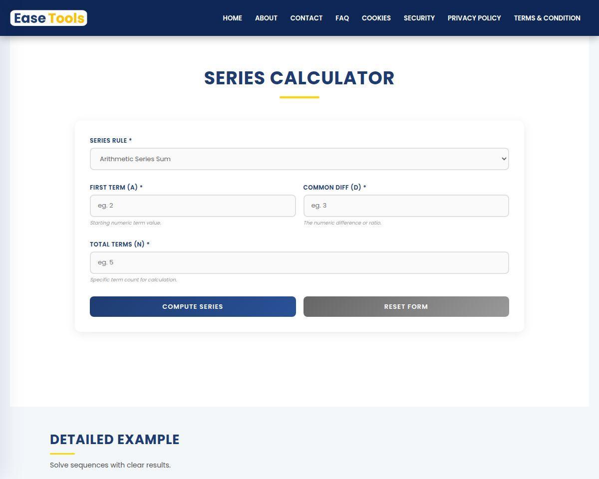 https://geteasetools.com/series-calculator/