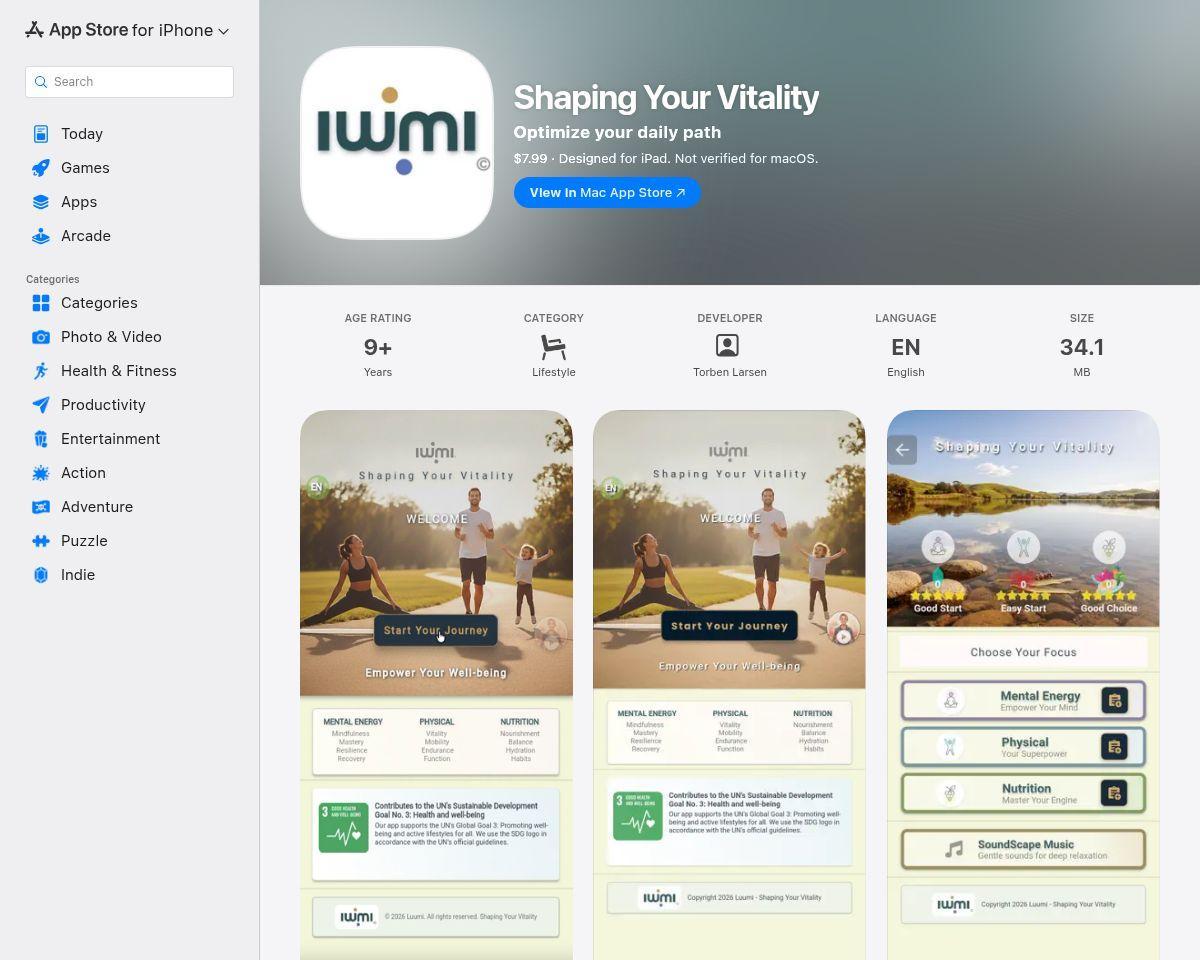 Shaping Your Vitality