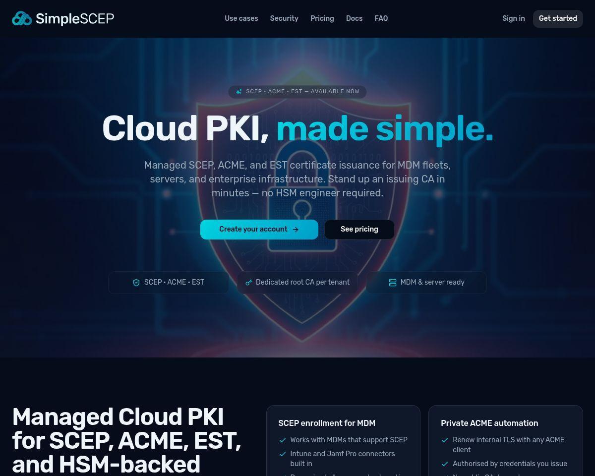 SimpleSCEP