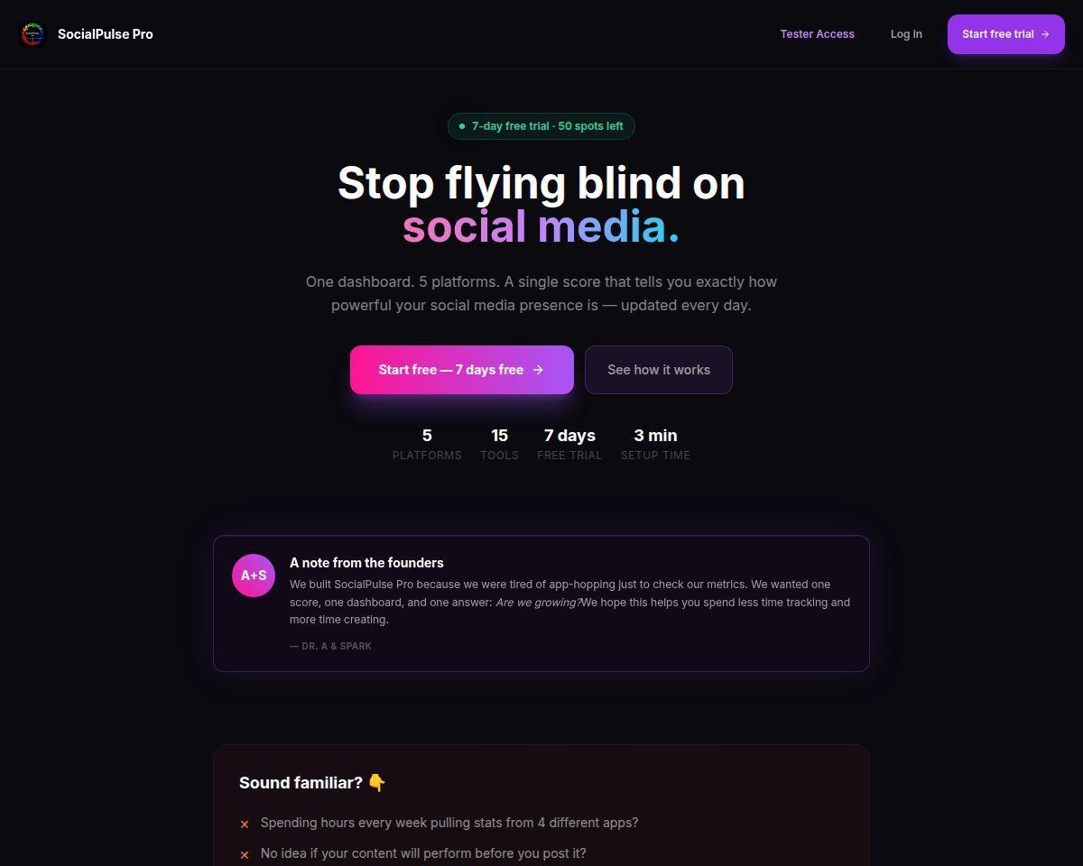 SocialPulse Pro