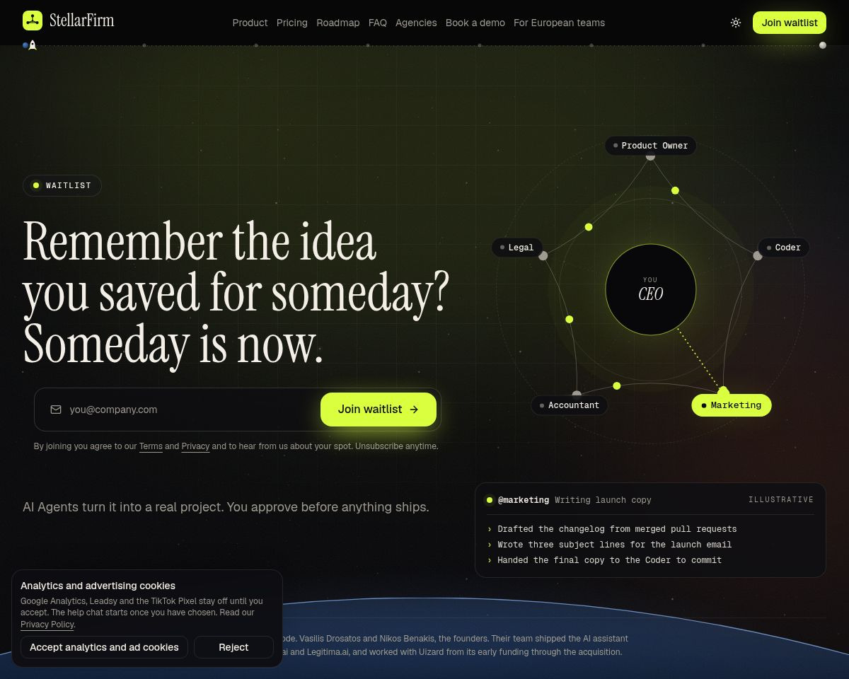 StellarFirm Screenshot