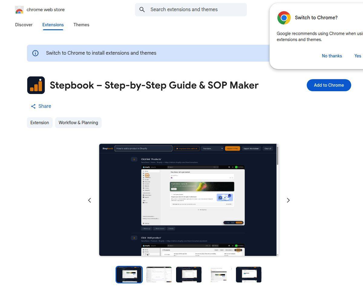 Stepbook
