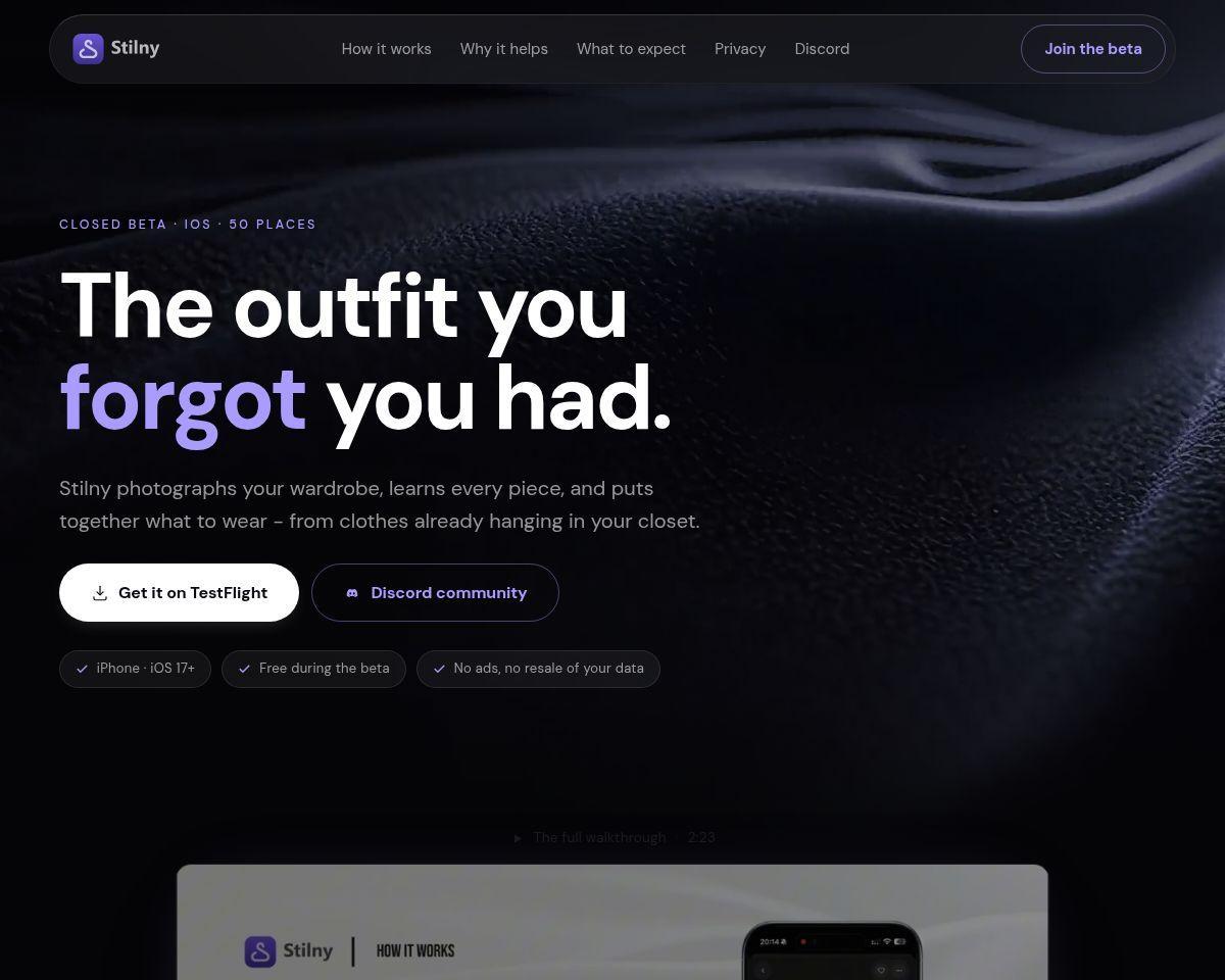Stilny | Your AI Stylist