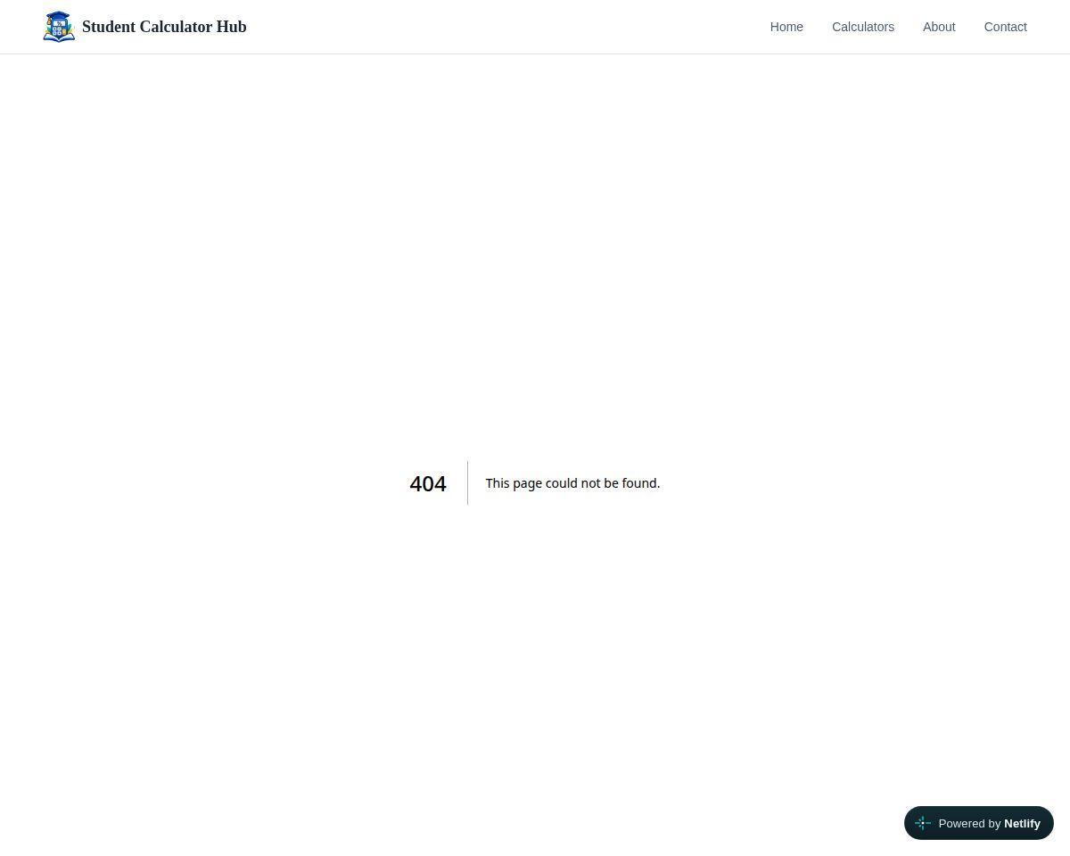 Student Calculator