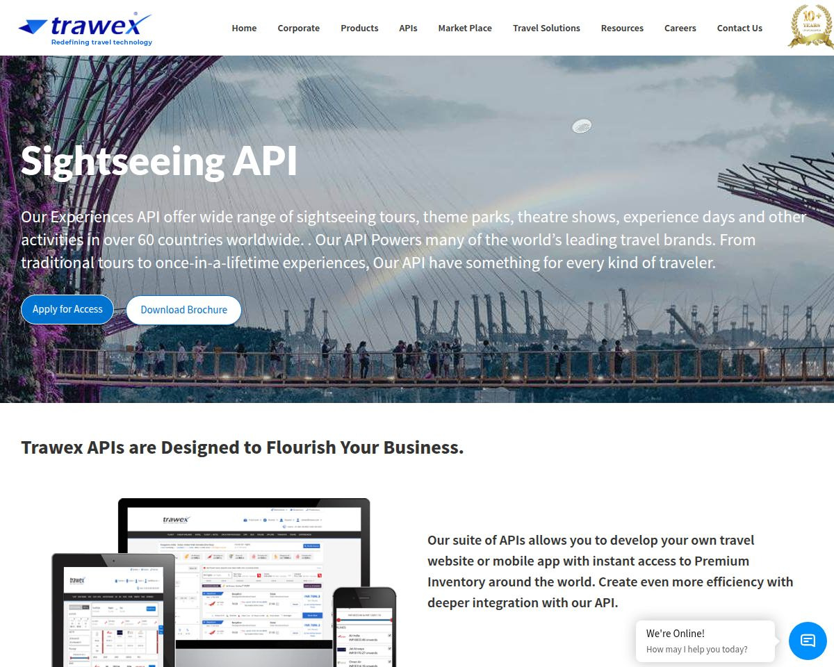 Trawex Sightseeing API