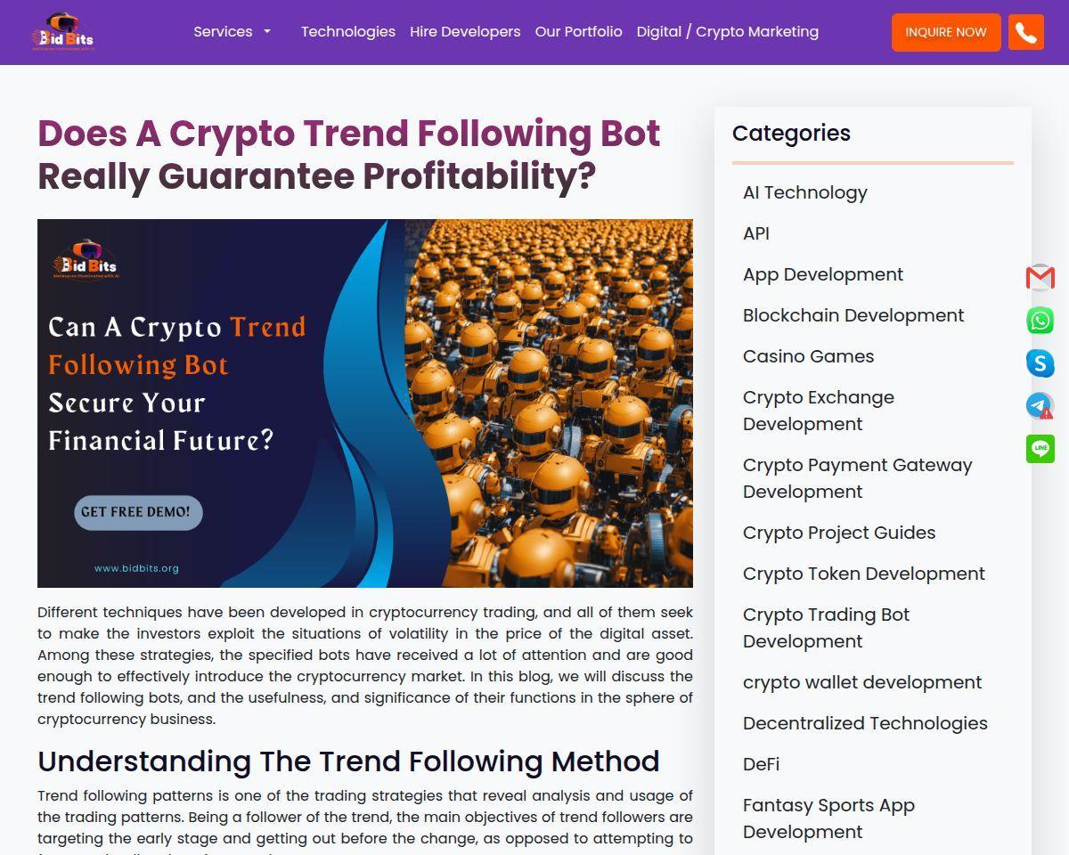 Trend Following Bot