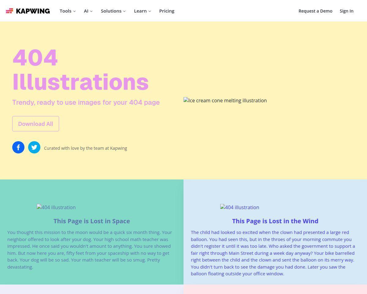 Trendy 404s