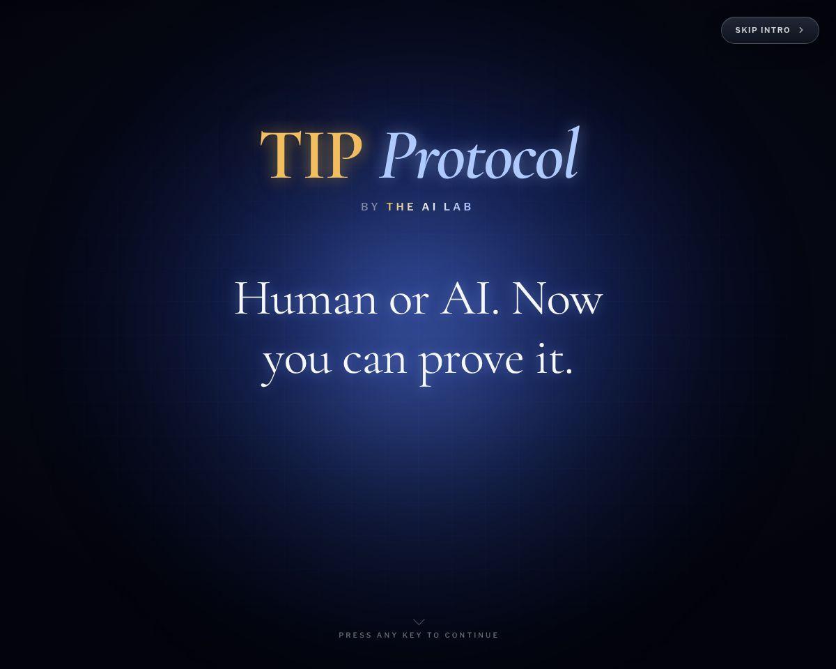 Trust Identity Protocol by theailab.org
