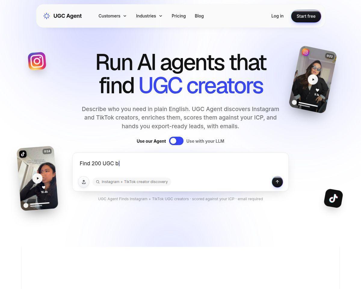 UGC Agent