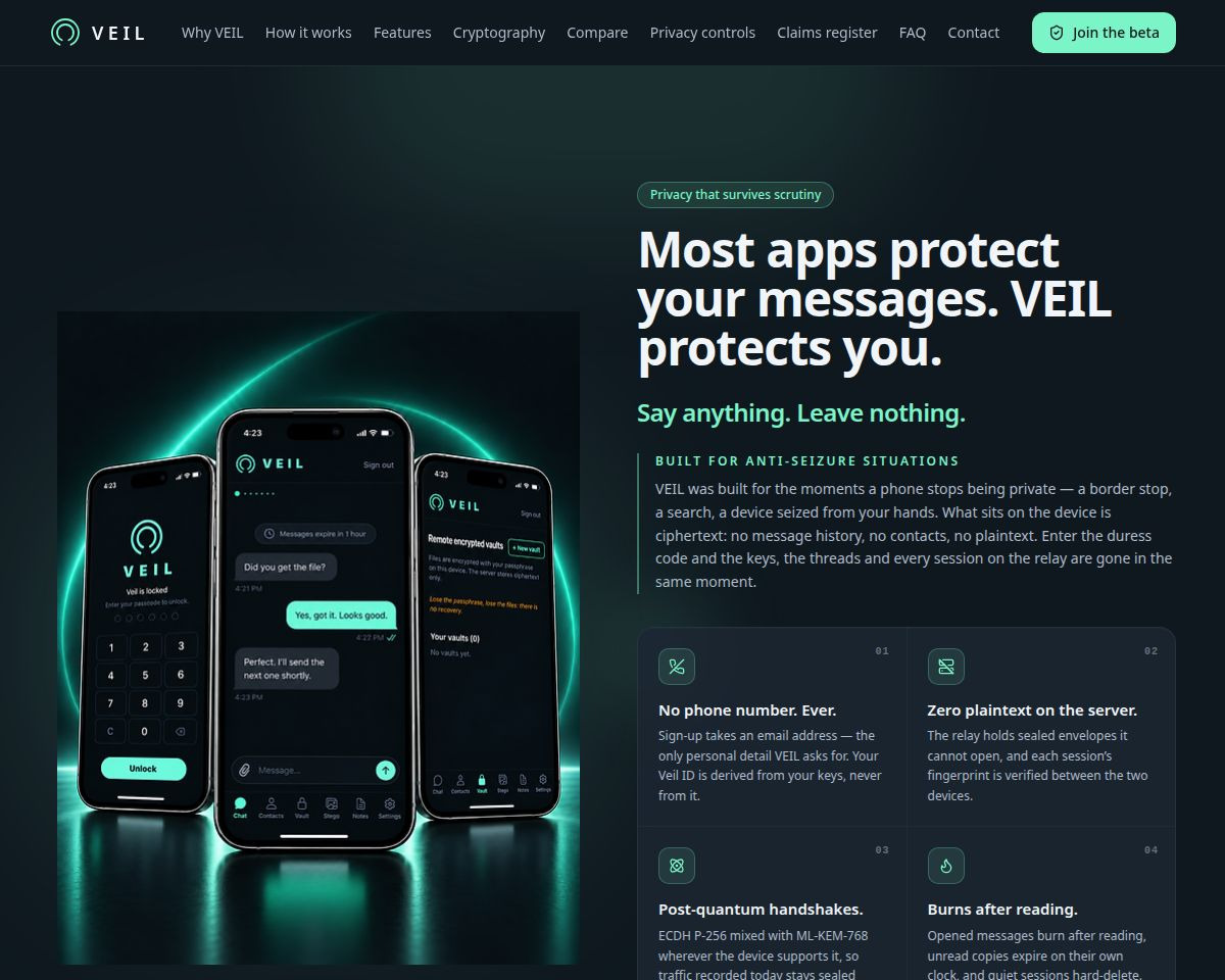 https://tryveil.app
