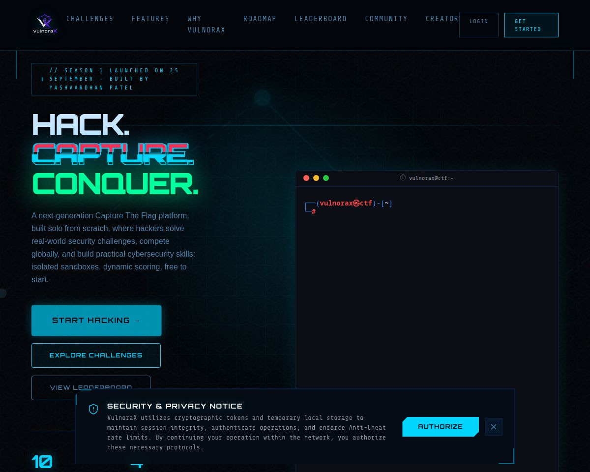 VulnoraX Screenshot
