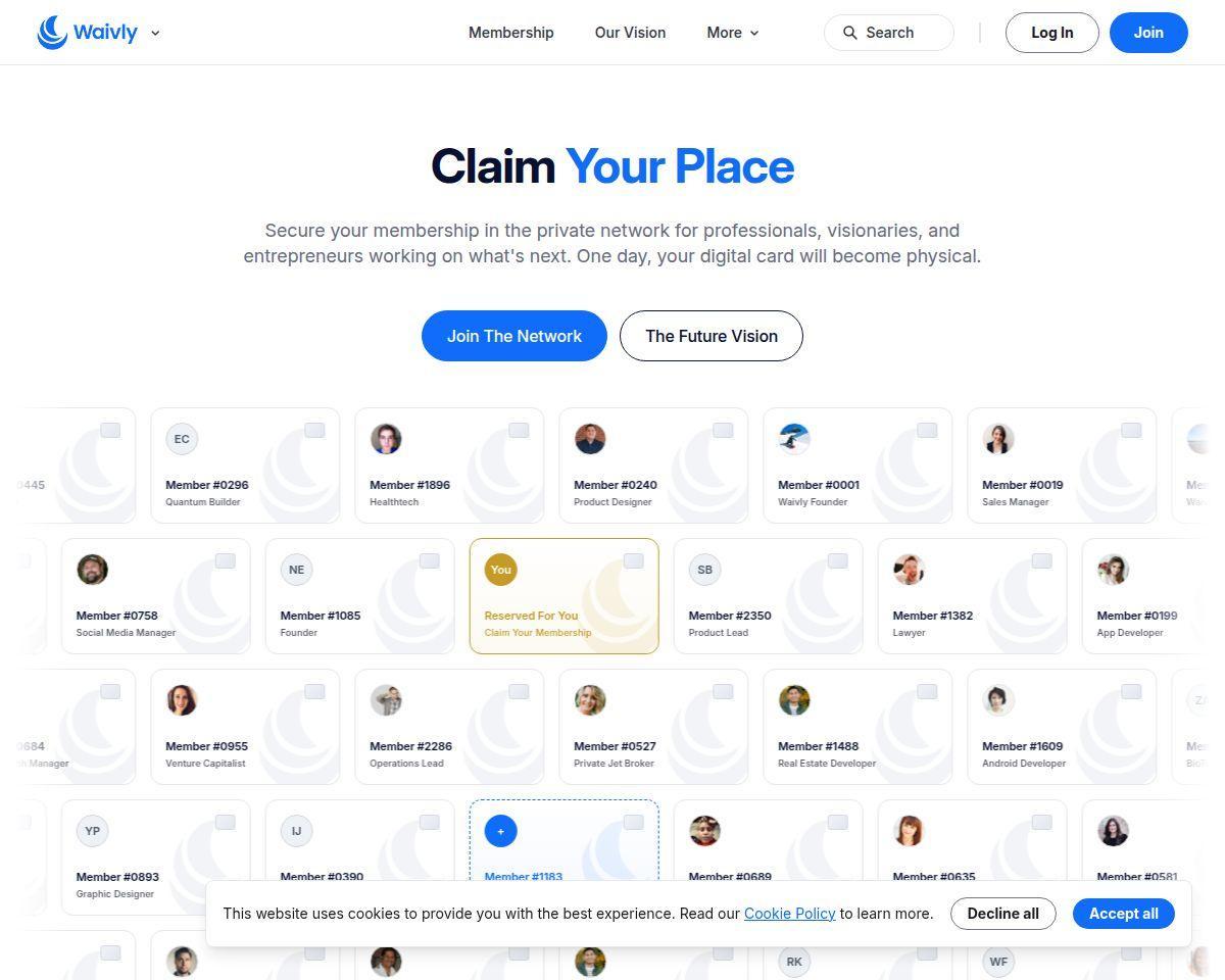 Waivly - Claim Your Digital Card