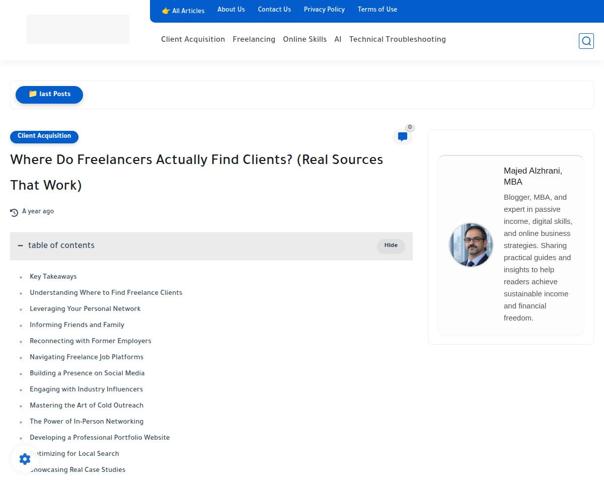 Where Freelancers Find Clients