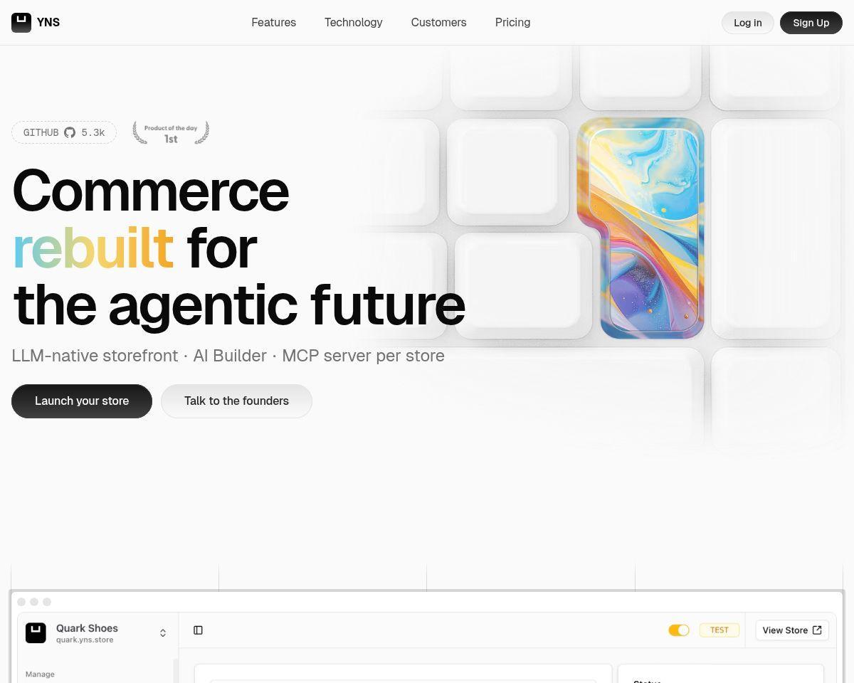 Your Next Store Screenshot