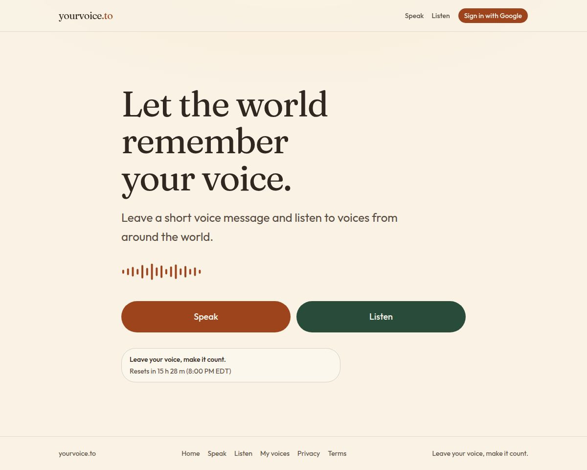 yourvoice.to