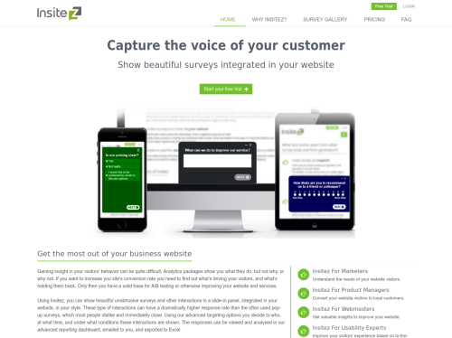 Insitez - online customer feedback
