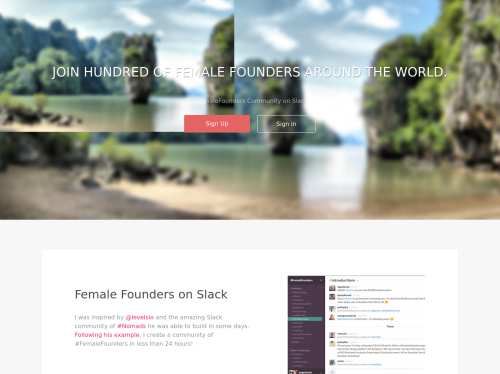 #FemaleFounders