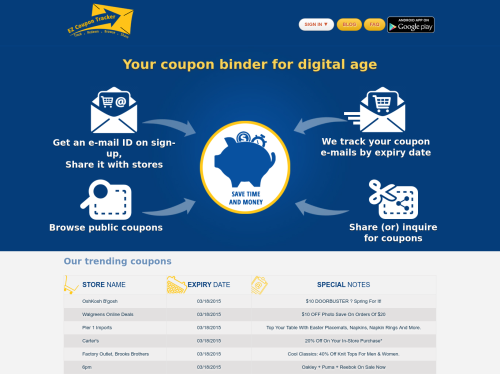 Ezcoupontracker