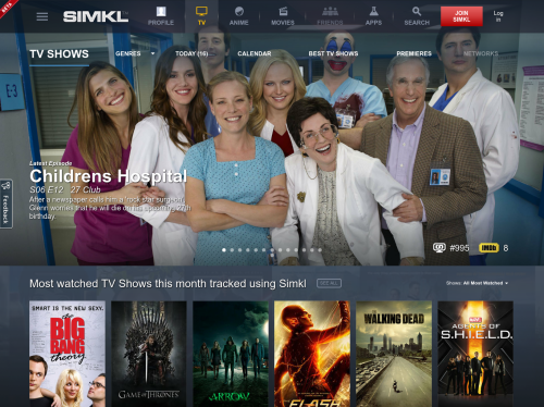 Simkl TV Tracker