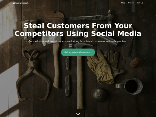 SocialSearch Screenshot