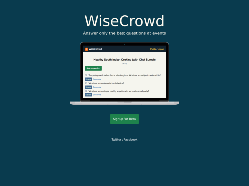 http://wisecrowd.in