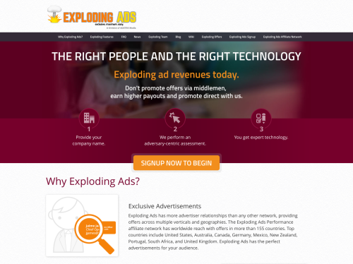 Exploding Ads